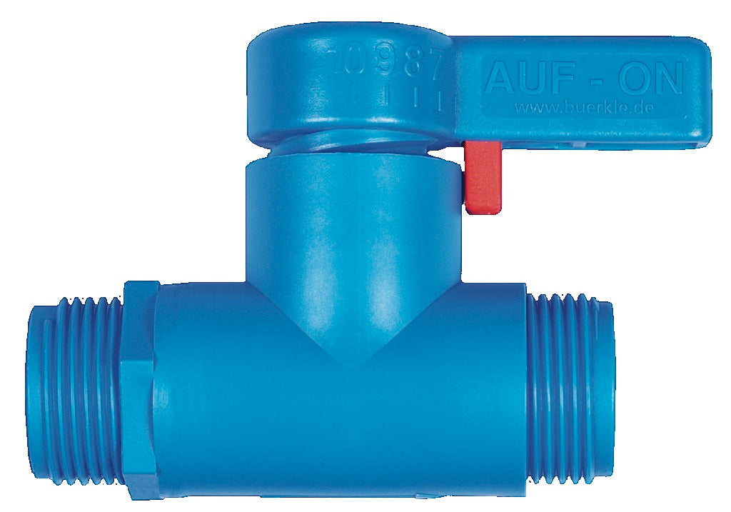 Kraan recht 3/4" buitenk 3/4" buiten