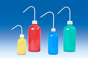Wasfles gekleurd PE-LD Rood 500ml