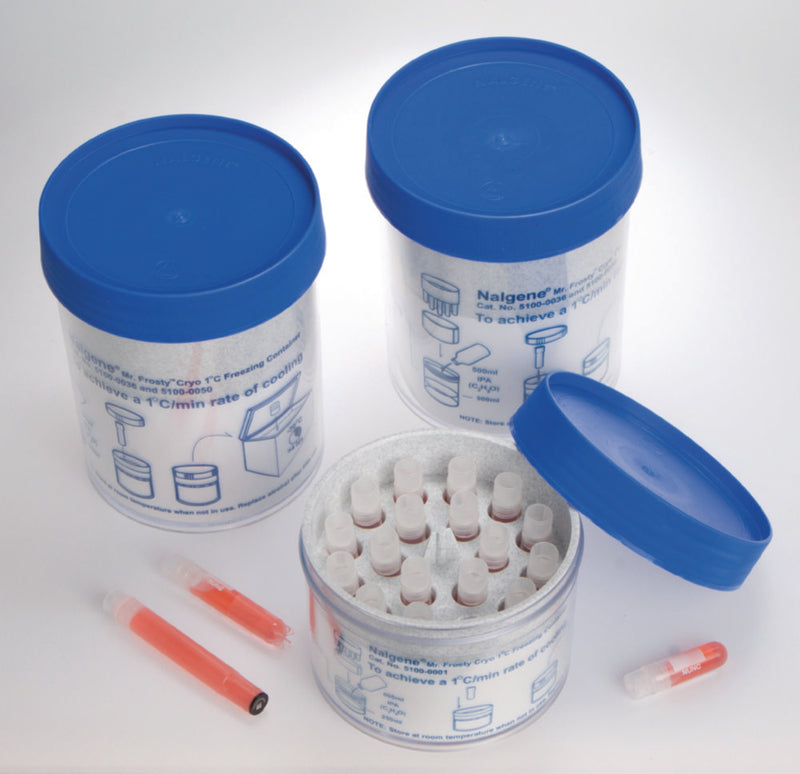 Diepvriesdoos Mr. Frosty voor 25 cryo buisjes, polycarbonaat