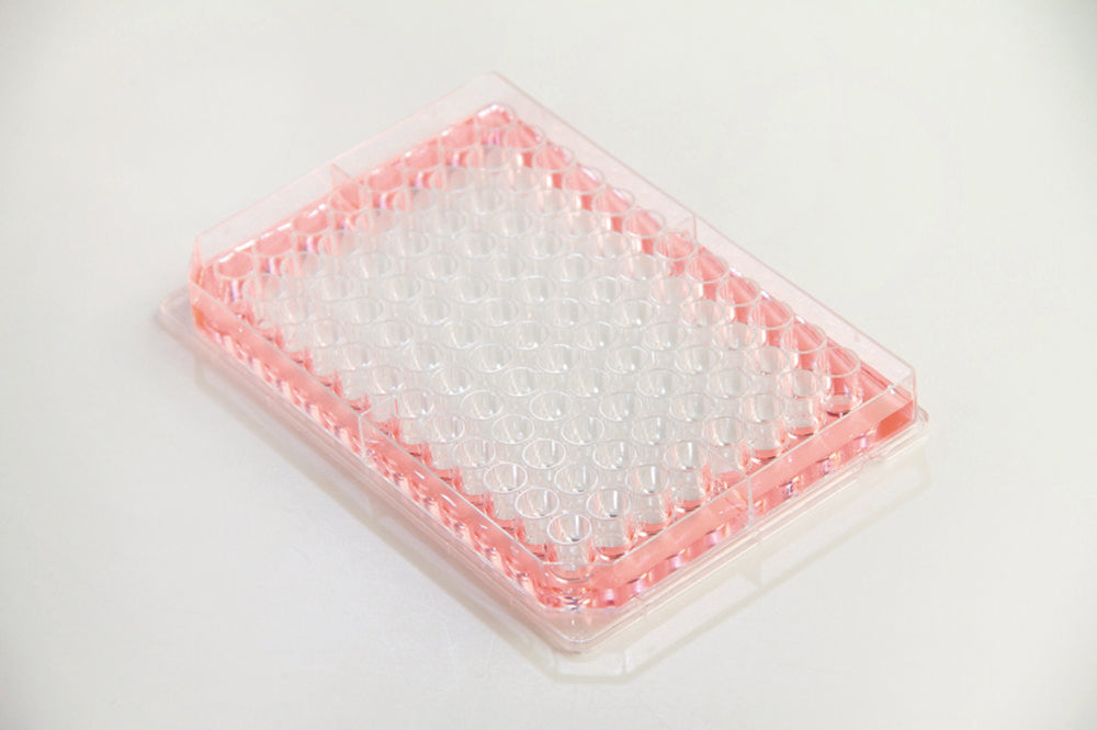 Microplaten Nunc Edge 2.0, 96 wells, vlakke bodem, transparant, steriel, zonder deksel, onbehandeld, per stuk verpakt, verpakking van 50