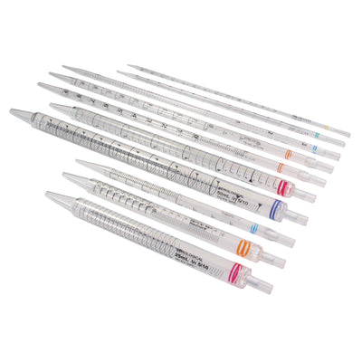 Serologische pipet type1,short  5:0,1ml,steriel,blauw,single