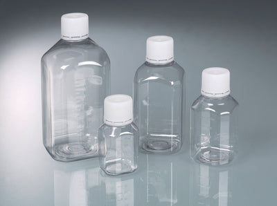 Labfles PET steriel, helder, 1000ml