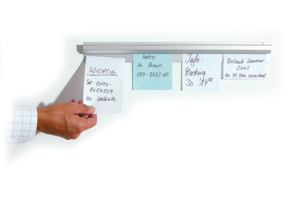 Vangbal-systeem INFOBORD aluminium, geanodiseerd, 1,00 m