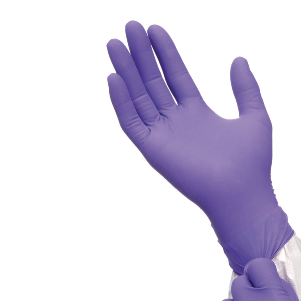 Kimtech® Polaris nitrilhandschoenen, maat M (7,5) poedervrij, gestructureerde vingertoppen, verpakking van 100
