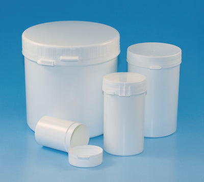 Pot 40 ml, PS, LDPE deksel garantiesluiting, h= 52 mm