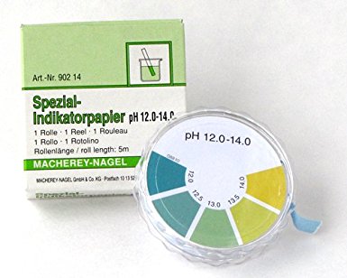 Indicatorpapier pH 12.0-14.0