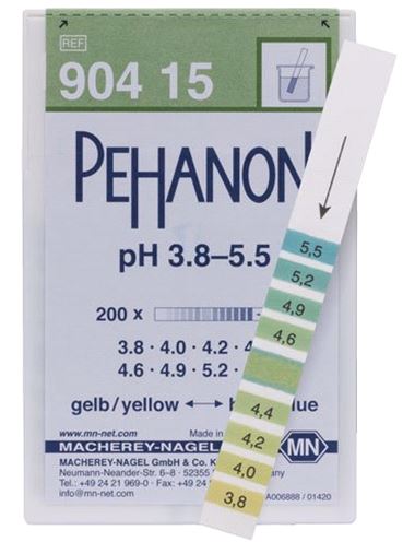 Indicatorpapier, Pehanon pH 3,8 - 5,5