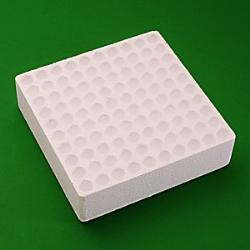 Rek styrofoam, diam. 12 mm, 100 plaats