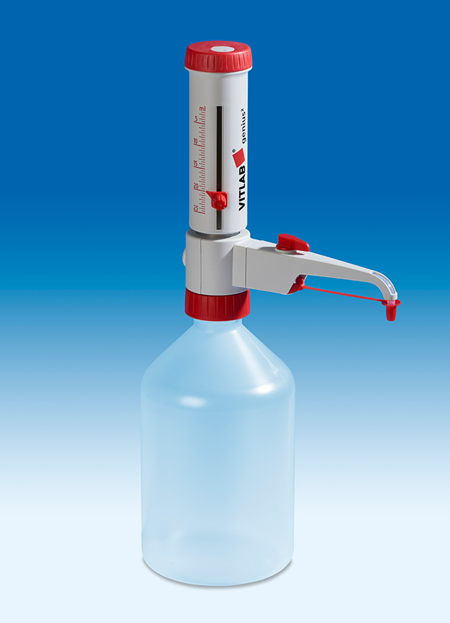 Bottle-topdispenser genius 0,5-5ml DE-M