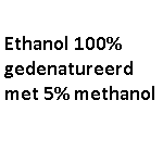 Ethanol 100% + 5% methanol
