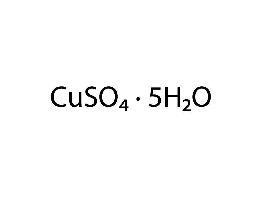 Koper(II)sulfaat pentahydraat techn. 1 KG
