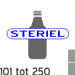 Fles steriel: 101-250 ml