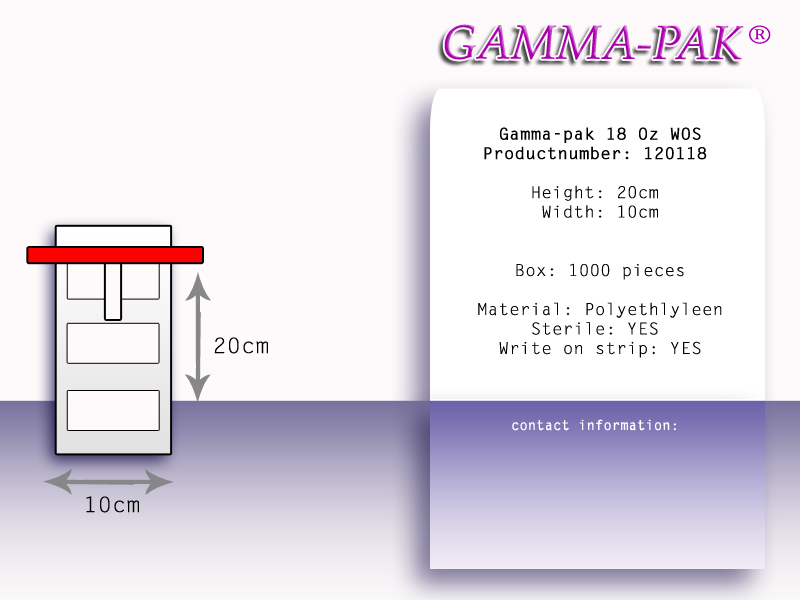 Gamma-Pak 18 Oz WOS