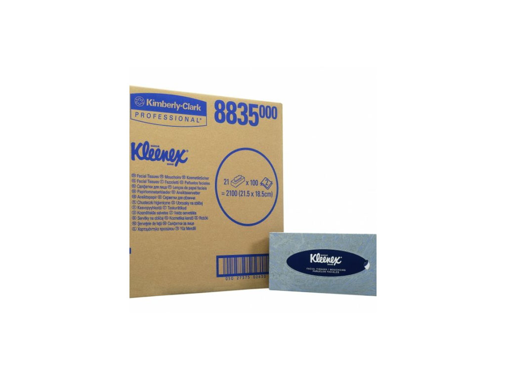 Kleenex tissues 8835, 186x216mm, 100 st