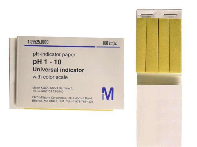 Indicatorpapier pH 1-10, universeel