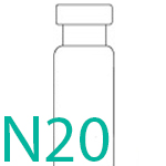 N20 Krimpdop vials