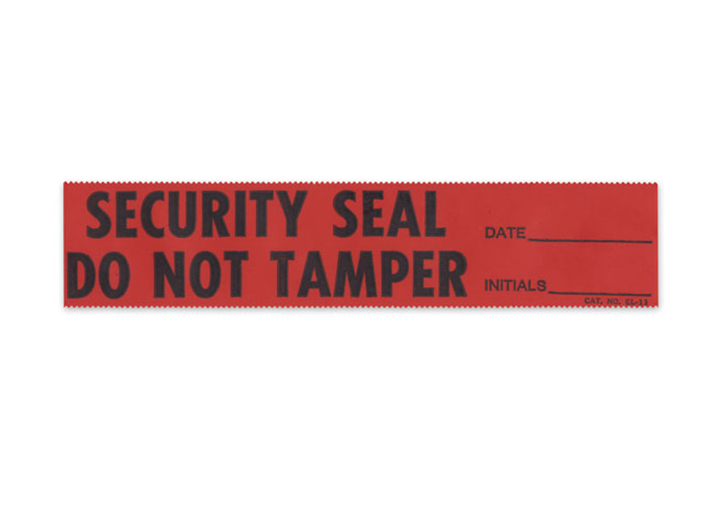 Security Tape Strips, 3,4 x 16,6 cm