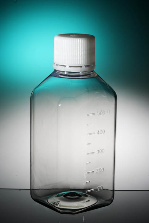 Fles PET 125 ml met schroef/garantiedksl
