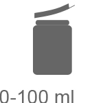 Pot: Snap cap niet steriel 0-100ml