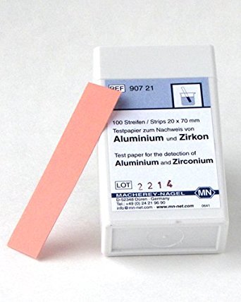 Aluminium testpapier, M&N
