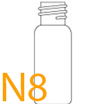 N8 Schroefdop vials