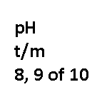 pH t/m 8, 9 of 10