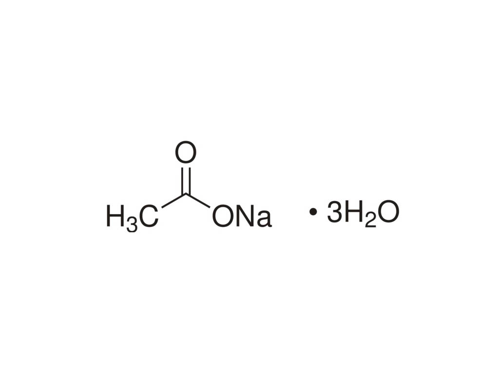 Natriumacetaat trihydraat 99.5% pa 500G