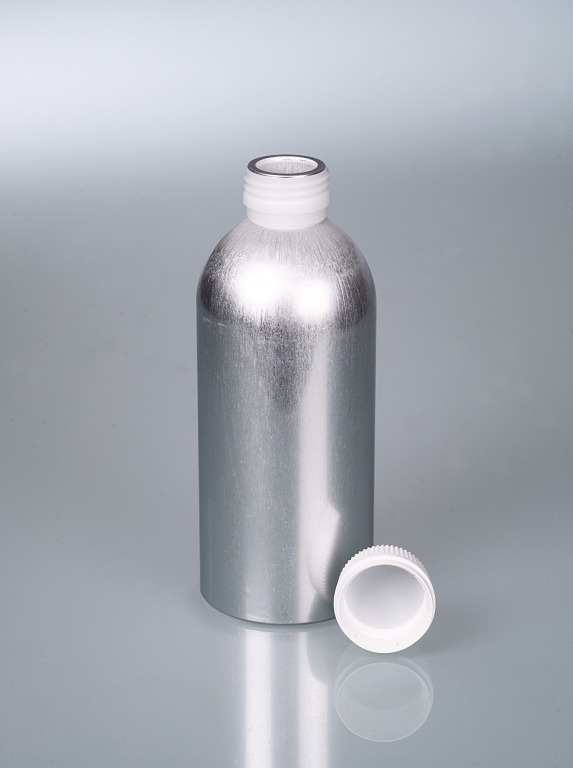 Aluminium fles, UN, AL 99.5, 600ml +dop