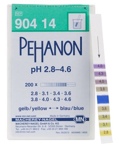 Indicatorpapier, Pehanon pH 2,8 - 4,6