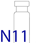 N11 Krimpdop vials
