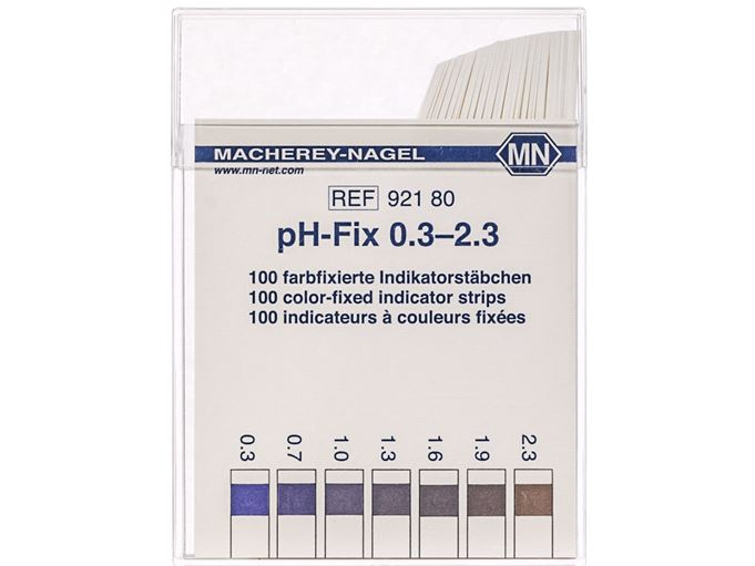Indicatorstaafjes pH-Fix, pH 0.3-2.3
