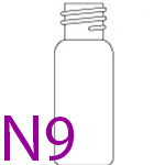 N9 Schroefdop vials