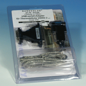 USB-seriell Adapter heating blocks