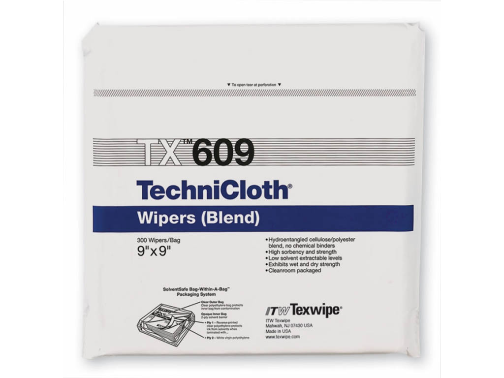 Tissues cleanroom, 9 x 9 inch