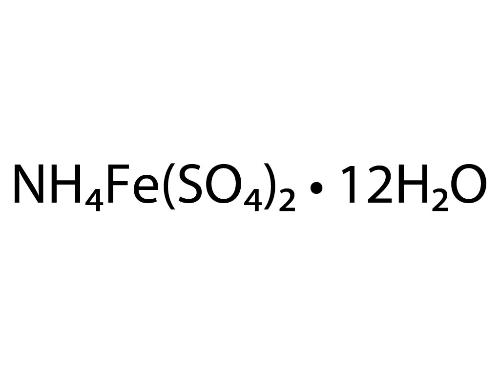 Ammoniumijzer(III)sulfaat dodecahydraat, pract.