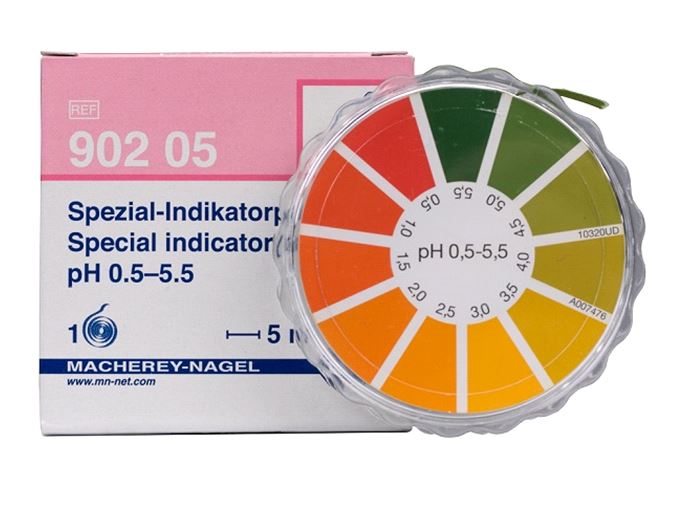 Indicatorpapier pH 0,5-5,5