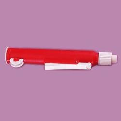 Pipettepomp 25ml rood PP