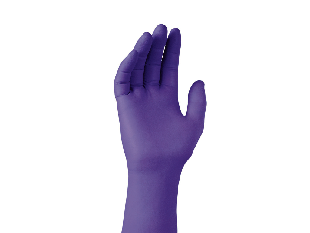 Handschoen Kimtech nitriel paars, L
