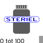 Pot steriel: 0-100 ml