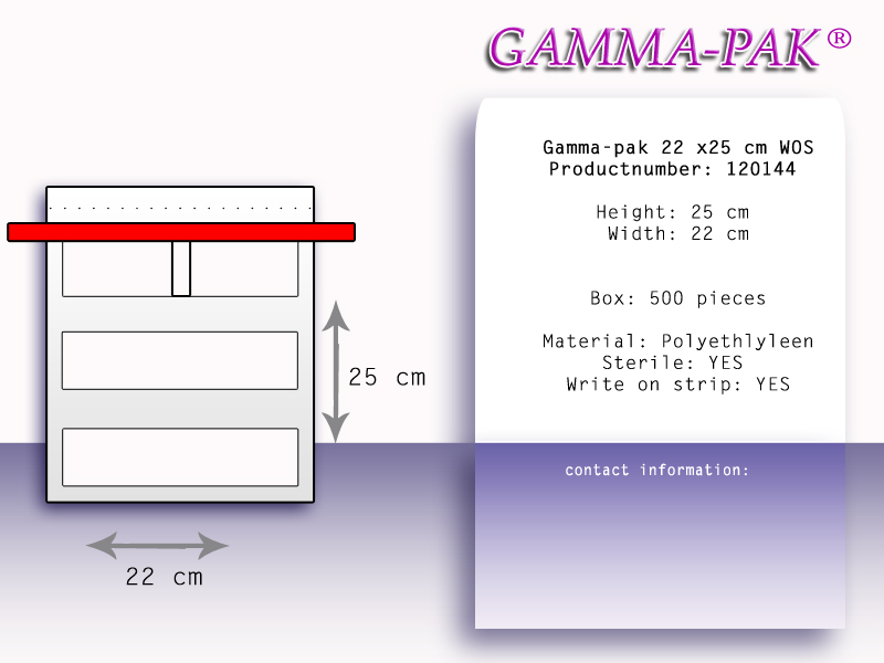 Gamma-Pak 34 Oz WOS