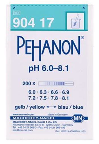 Indicatorpapier, Pehanon pH 6,0 - 8,1
