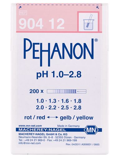 Indicatorpapier, Pehanon pH 1,0-2,8