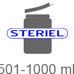 Pot: Snap cap steriel 501-1000ml
