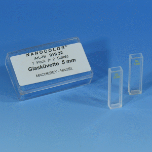 NANO Glass cells optical path: 5 mm / 2