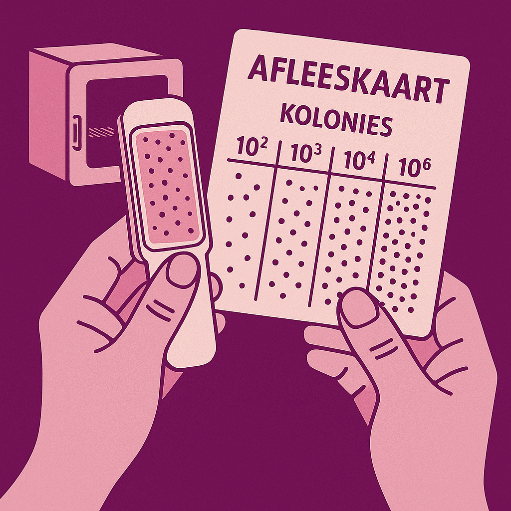 Hoe lees je een dipslide af? Het stappenplan voor betrouwbare bacteriemetingen