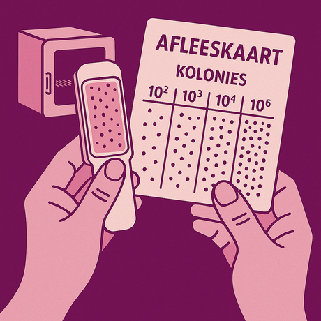 Hoe lees je een dipslide af? Het stappenplan voor betrouwbare bacteriemetingen