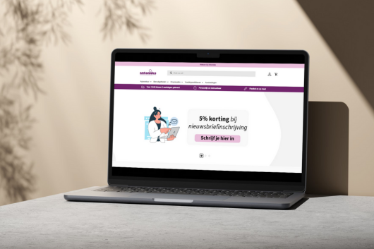 Antonides webshop: nu live