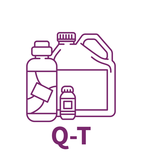 Chemicaliën: Q-T