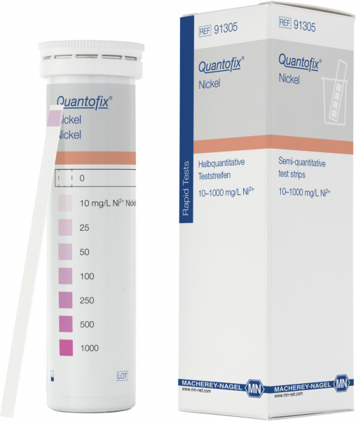 Indicatorstrookjes Quantofix voor Nikkel