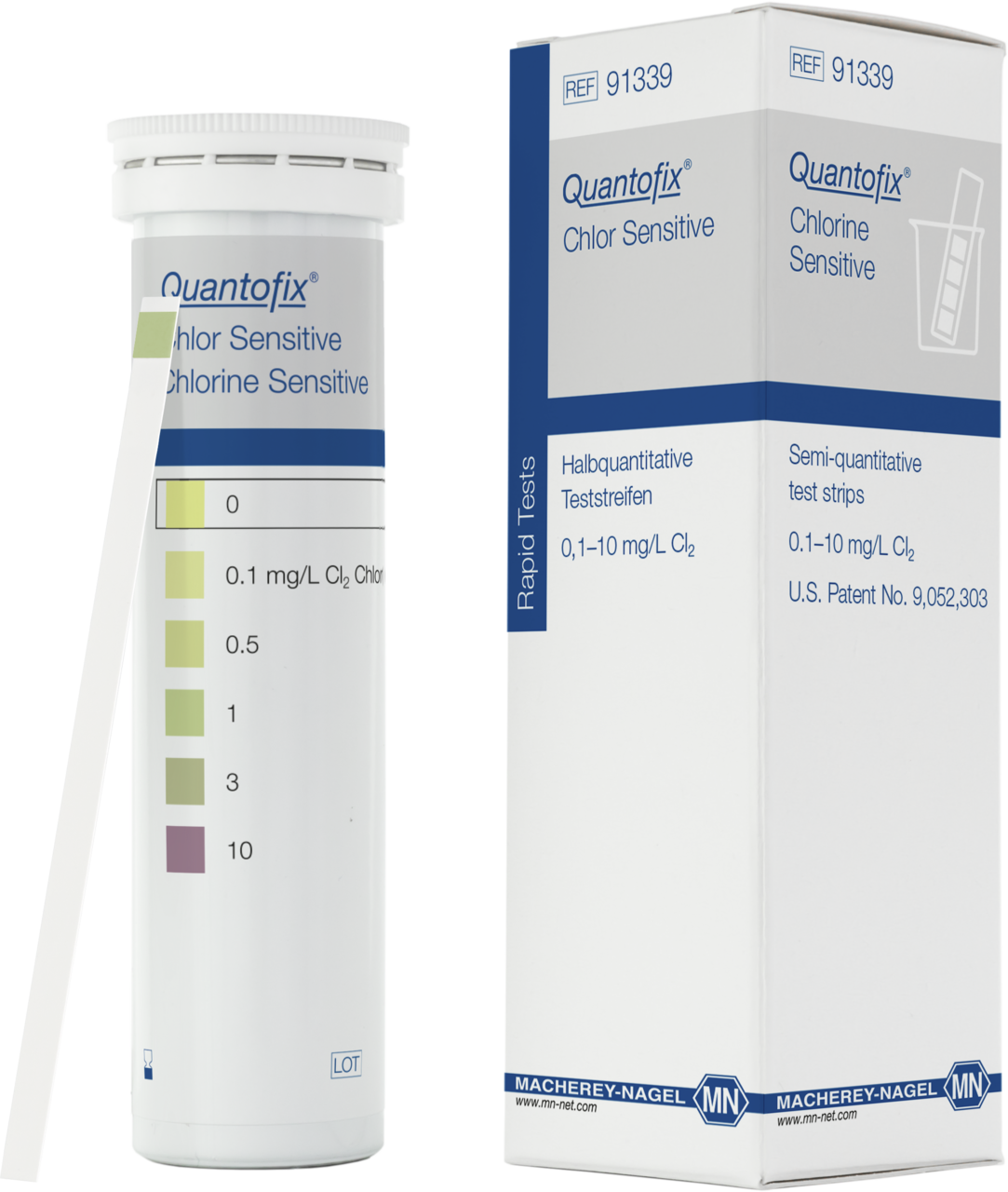 QUANTOFIX Chlorine Sensitive teststrips - Antonides -  Teststrips